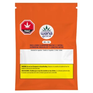 Alternative view of RISE & SHINE CLEMENTINE 1:1 SATIVA GUMMIES