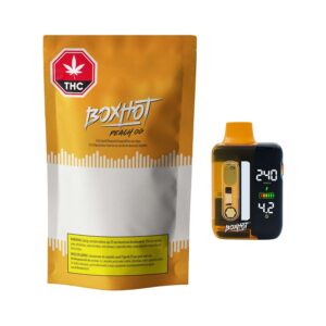 Alternative view of PEACH OG LIQUID DIAMOND CHARGED BLEND AIO VAPE