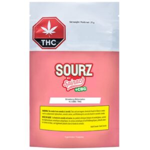 Alternative view of STRAWBERRY WATERMELON 4:1 CBG:THC GUMMIES
