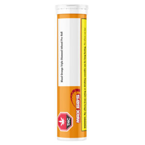 Alternative view of MAX 60'S BLOOD ORANGE TRIPLE INFUSED PRE-ROLLS
