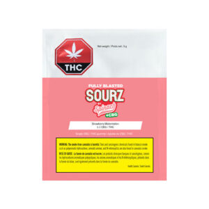 Alternative view of FULLY BLASTED STRAWBERRY WATERMELON CBG:THC CHEWS