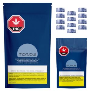 Alternative view of BLUEBERRY LEMON 8:3:1 CBD:CBN:THC CHEWS MULTI