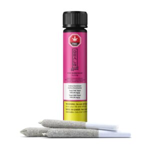 Alternative view of PINK BUBBLEGUM INFUSED PRE-ROLLS