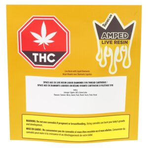 Alternative view of AMPED LIVE RESIN BLEND SPACE AGE CK CARTRIDGE