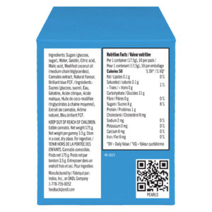 BLUE RAZZLEBERRY 3:1 CBG/THC CHEWS MULTI - Image 3
