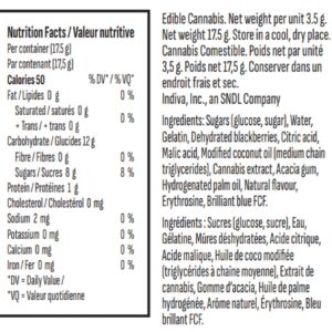 BLACKBERRY LEMONADE CBD:CBN:THC GUMMIES MULTI - Image 3