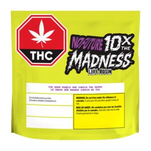 Alternative view of SOUR PURPLE ONE LIVE ROSIN INDICA GUMMIES MULTI