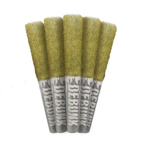 SOUR ZKZ BUBBLE HASH COATED INFUSED PRE-ROLLS