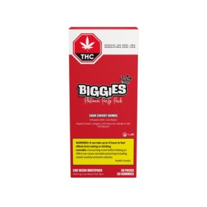 Alternative view of SOUR CHERRY BOMBS LIVE RESIN CHEWS MULTI-PACK LTO