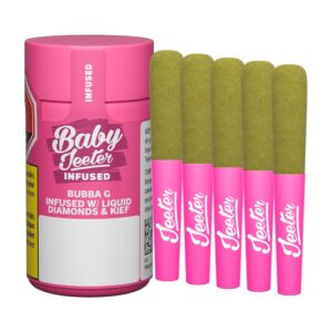 Alternative view of BABY JEETER BUBBA G INFUSED PRE-ROLLS