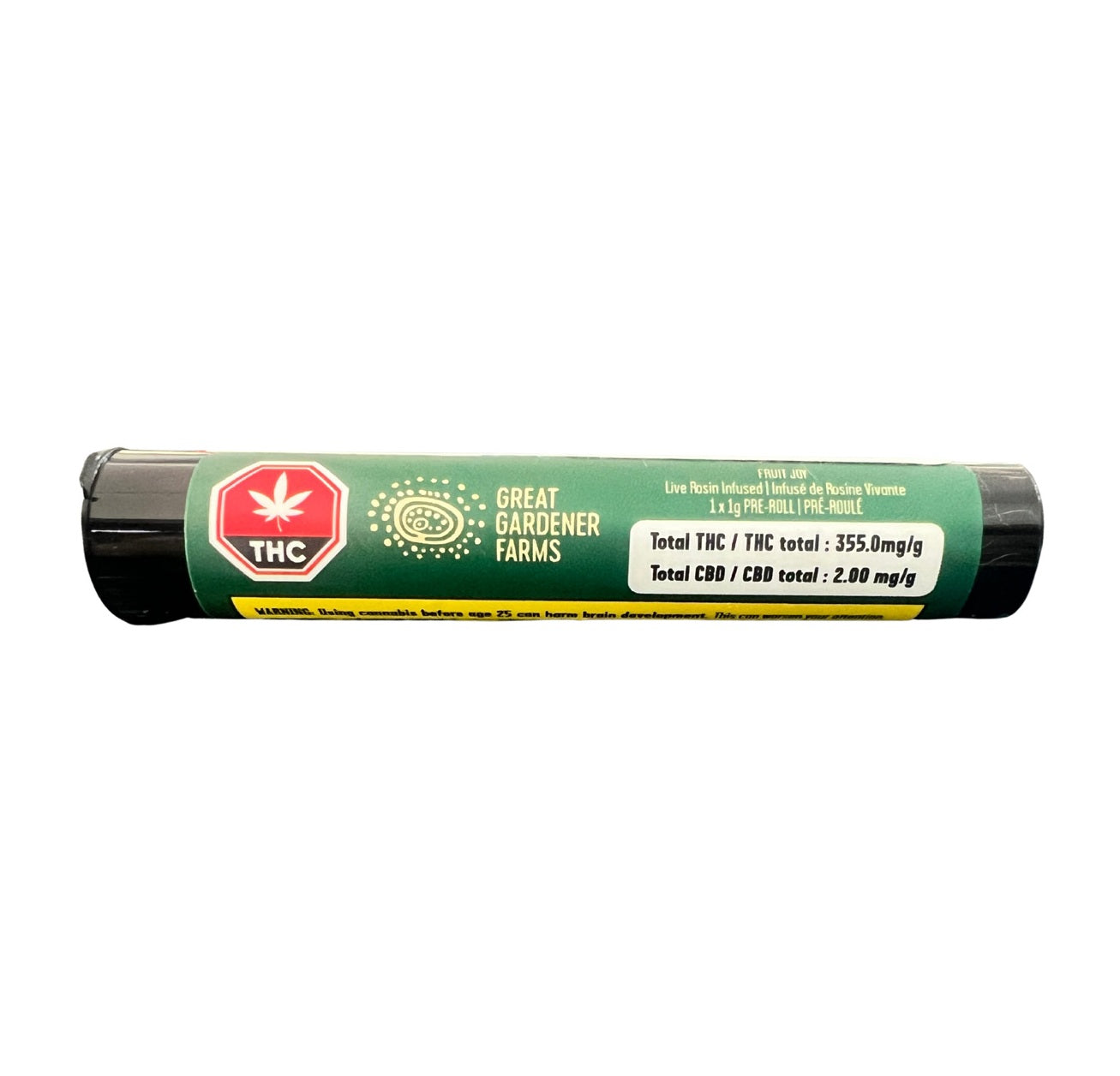 FRUIT JOY LIVE ROSIN INFUSED PRE-ROLL LTO - Image 2