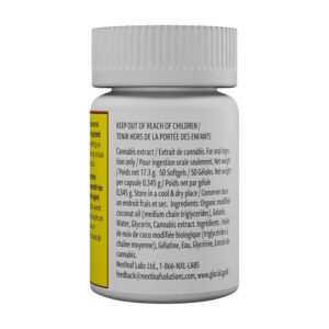 THCV:CBD 5:5 SOFTGELS 50-PACK - Image 4